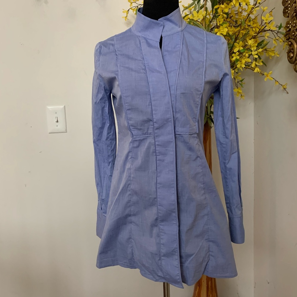Etcetera Women’s Blue Shirt top blouse size‎ 0